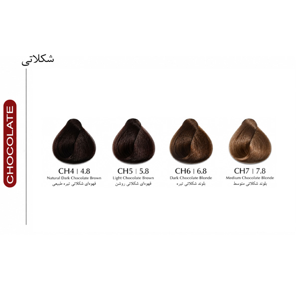 آلبوم رنگ مو فورگرلز سری شکلاتی
